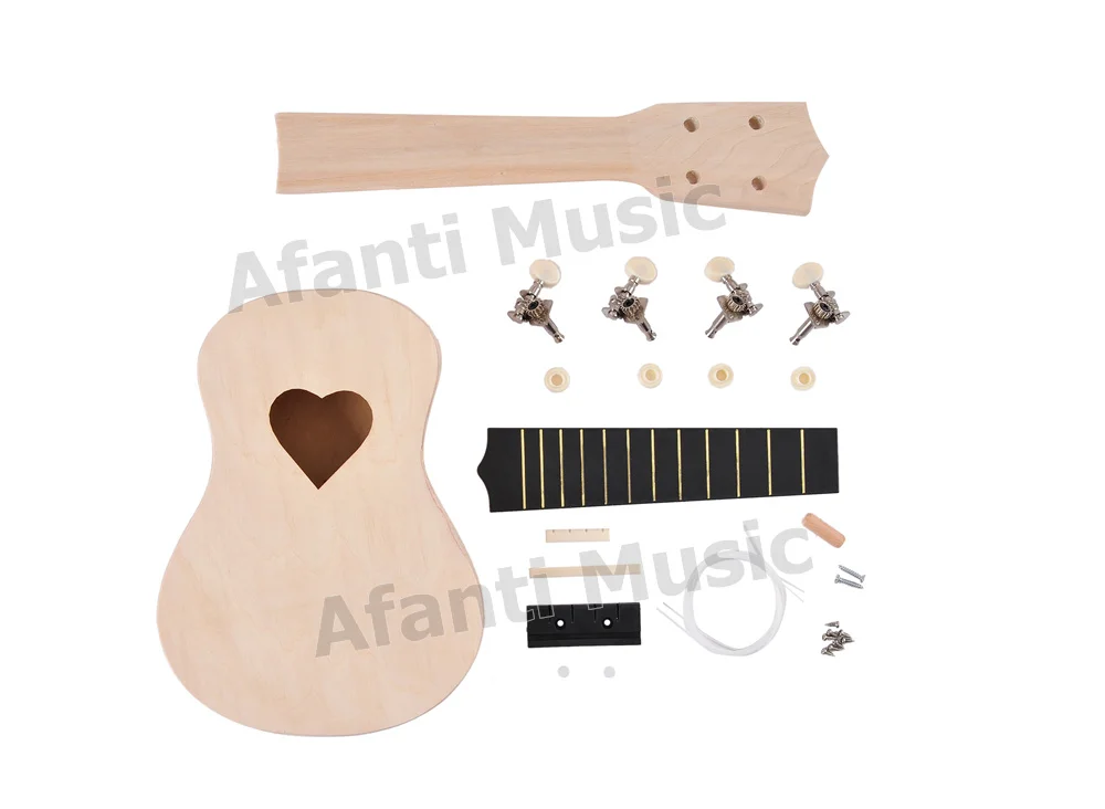 Afanti музыка 21 дюймов DIY Набор укулеле/DIY укулеле(AUK-02