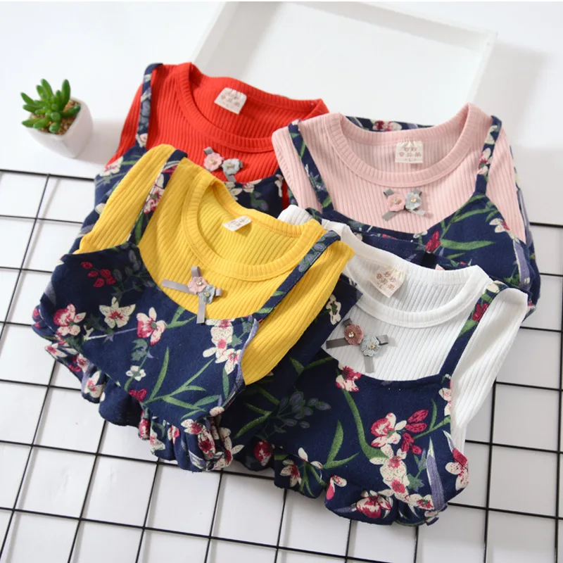 

toddler girls floral dress spring 2020 cotton baby girl long sleeve dress kids clothes children dresses size for 1 2 3 4 years