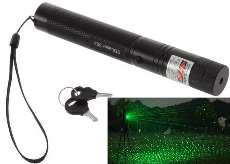 Powerful Laser Pointer Green Pen Flashlight 303 Star Lazer Beam Office Electronics Rechargeable Battery |
