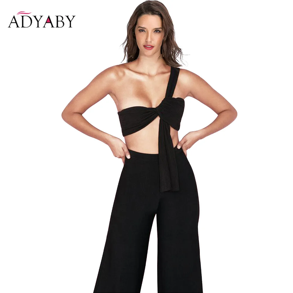 Женские топы на одно плечо черные винно красные с завязками лето 2019|Блузки| |