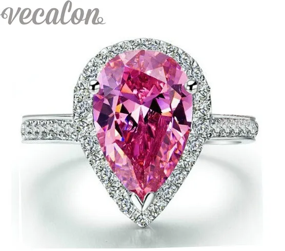 Женское Обручальное кольцо с фианитом из серебра 925 пробы|wedding band ring|ring for women 925finger