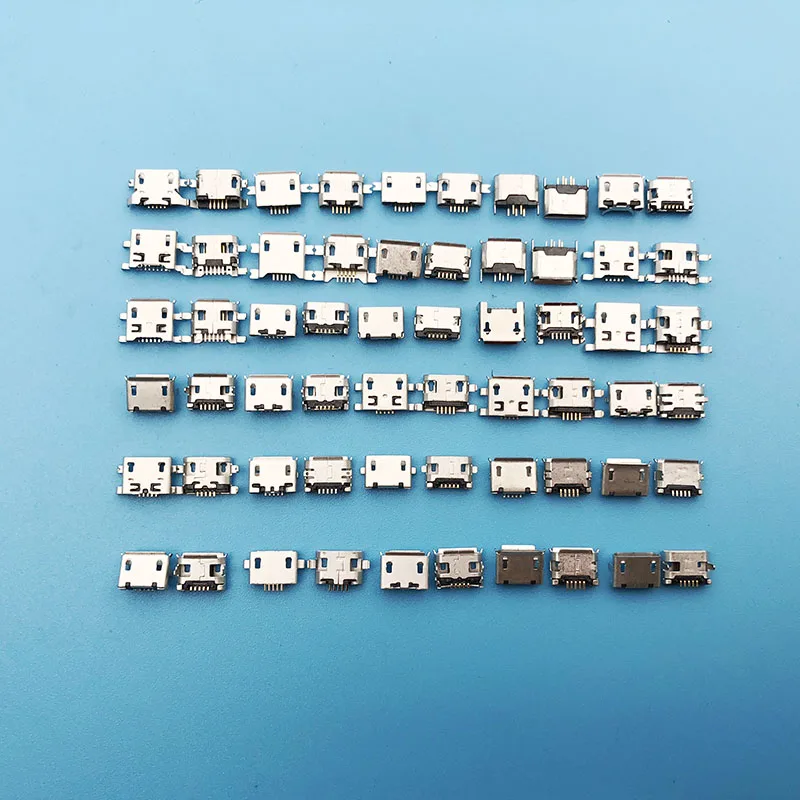 30 моделей Micro USB 5P 5 контактный разъем контактов Usb питания|Соединители| |