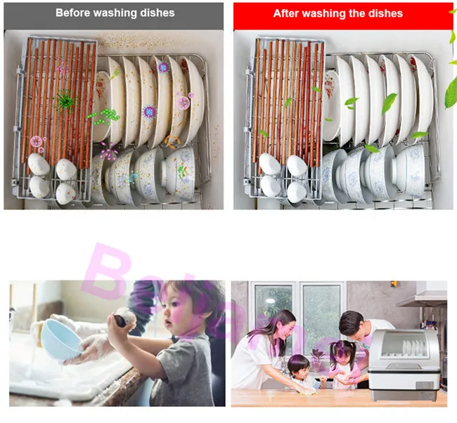 Посудомоечная машина бытовая полностью автоматическая умная