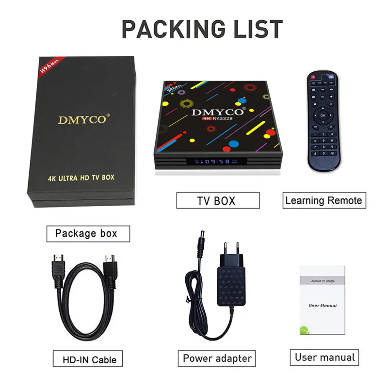 H96 MAX H2 светодиодный экран Android 7 1 Smart tv Box RK3328 Четырехъядерный 4 Гб 64 EMMC 2 4G/5G двойной