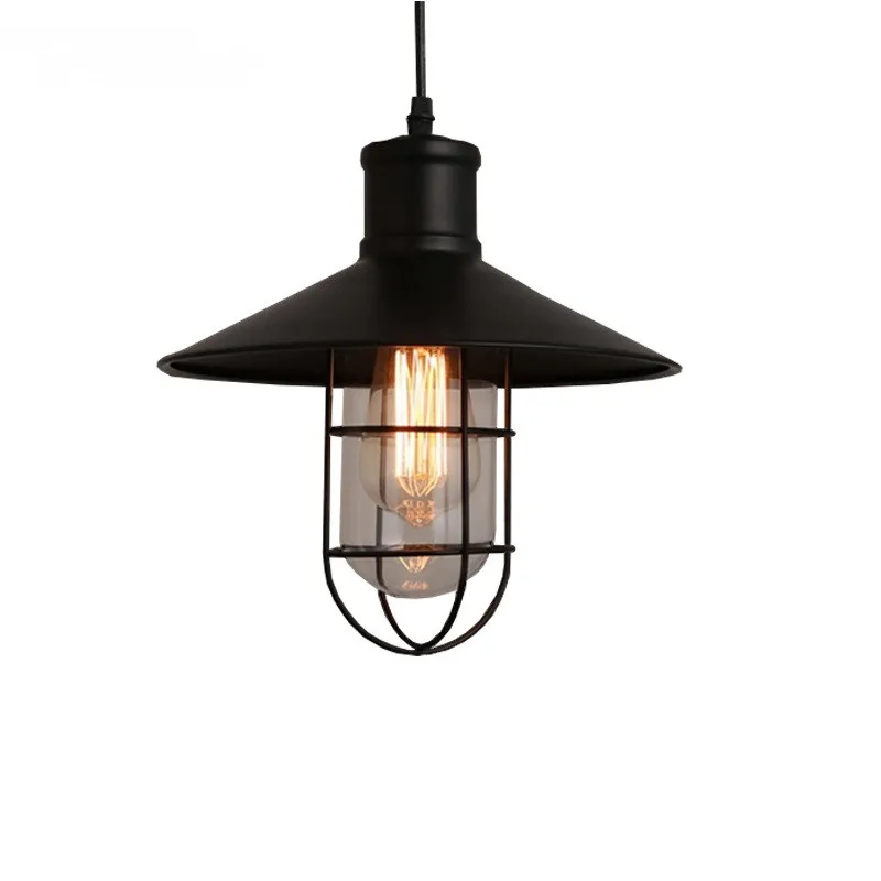 

Model Metal pendant Lamp Edison Bulb Black Suspension Light For study room simple Home lighting Pendant Light