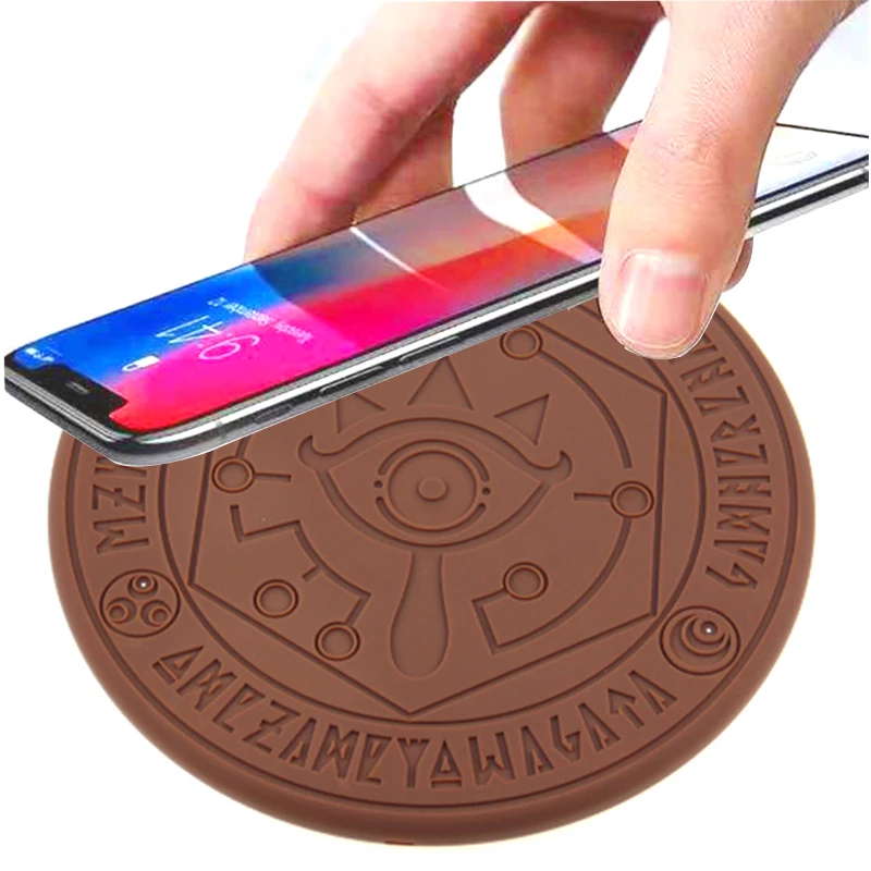 Портативное Qi быстрое зарядное устройство беспроводное 10 Вт для iPhone X Samsung galaxy S8