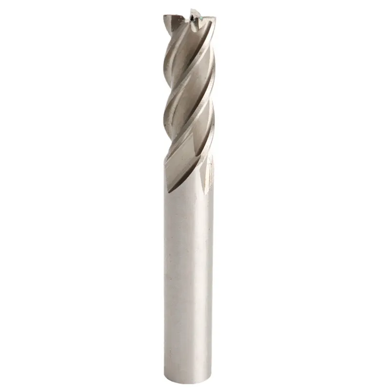 3/8 Inch x High Speed Steel HSS 4 Flutes Straight End Mill Cutter CNC Bit 70mm Best Price | Milling