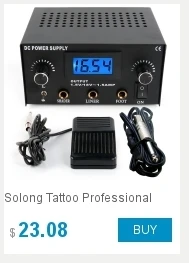 Solong Tattoo lcd цифровой источник питания для татуажа зажим шнура ножной педаль принадлежности для татуажа P168
