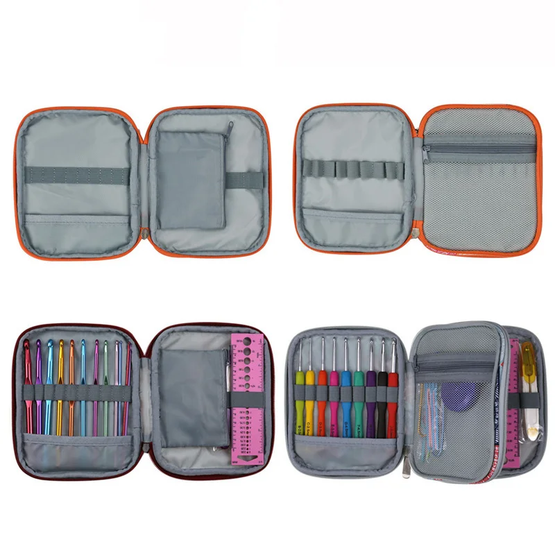 Пустой вязальный крючок пряжи сумка для хранения Портативный Покрывало