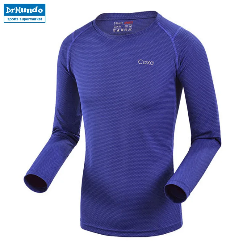 Мужская спортивная быстросохнущая дышащая футболка с длинным рукавом|hiking