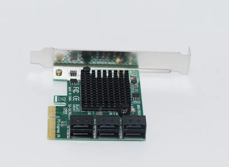 Плата расширения SATA 3 0 6 Гбит/с портов PCI Express переходник один порт до 500 МБ чипсет