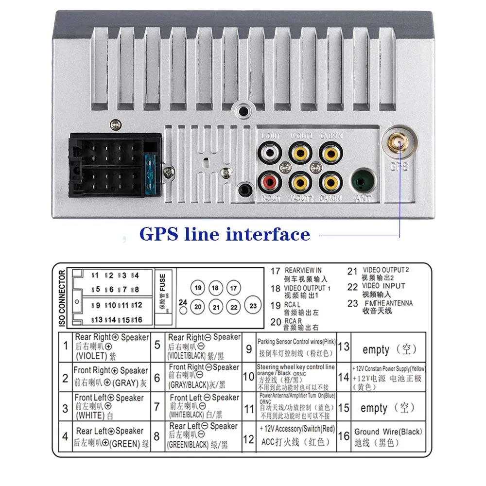 Gps навигатор 2 Din навигация mp5 автомобильное радио 7 &quotплеер сенсорный экран видео