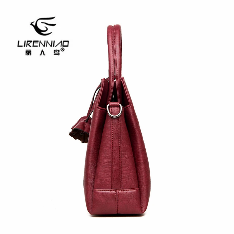 LIRENNIAO Fashion Handbag Women Crossbody Bag NEW Plaid PU Bolsas Femininas Luxury Handbags Bags Designer Sac Casual Tote | Багаж и сумки