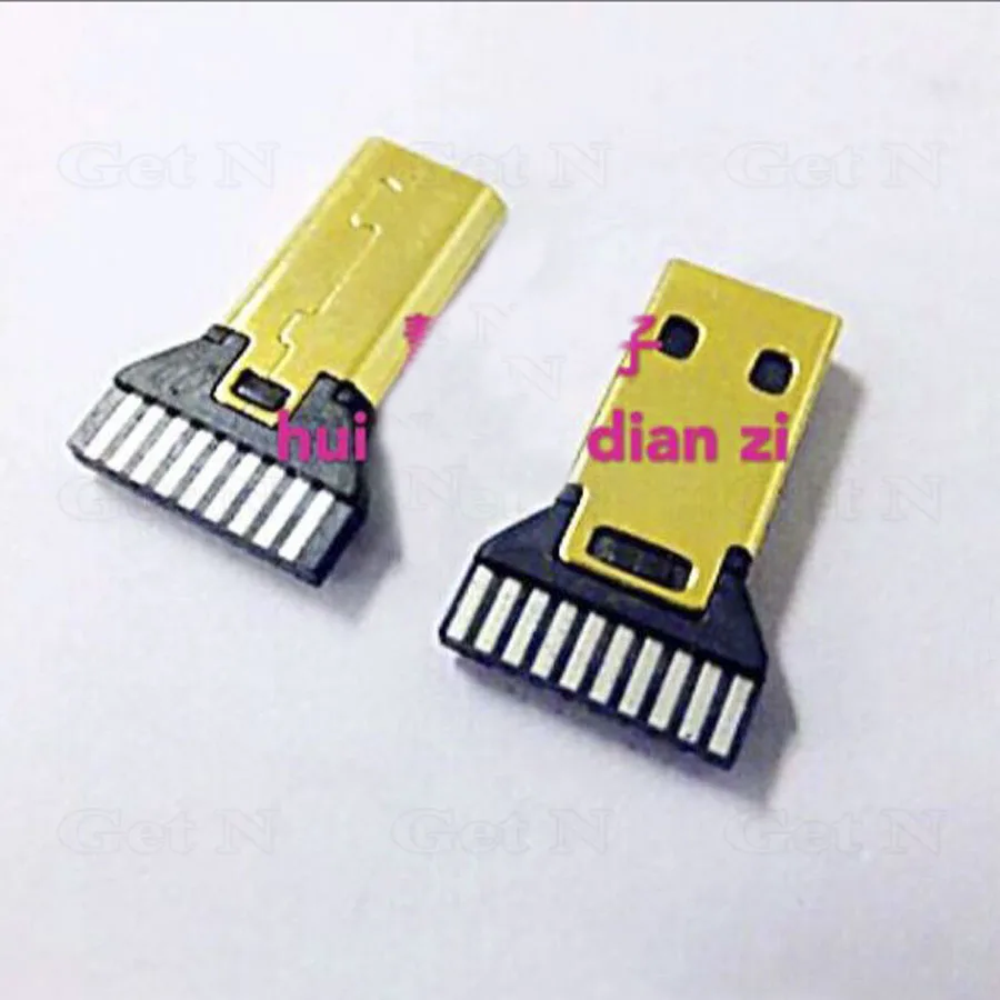 20 шт. 19 контактный Тип D HMDI штекер сварной на микро HDMI разъем|plug connector|plug typeplug hdmi |