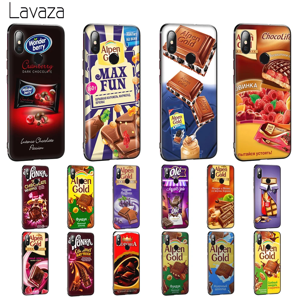 Lavaza Alpen Gold Chocolate Soft Case for Huawei Honor 6 7A Pro 7C 8C 7 8X 8 9 10 lite Note10 |