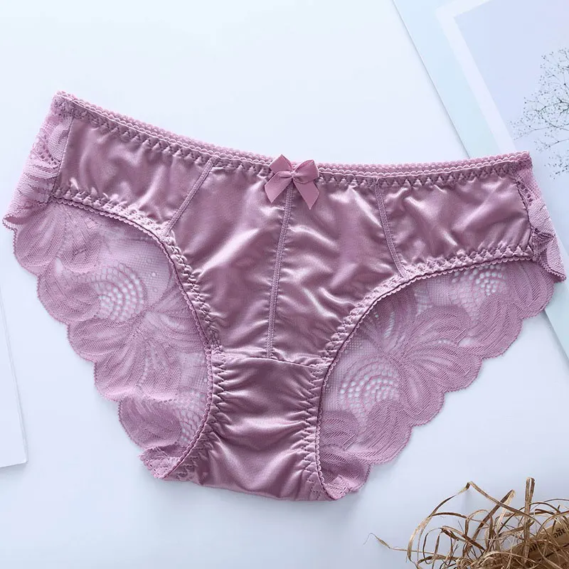 pink SP& CITY, европейский стиль, шелковое женское кружевное нижнее белье, сексуальные прозрачные трусики, женское нижнее белье, Crtoch, хлопковые трусы, открытые трусики - Цвет: pink