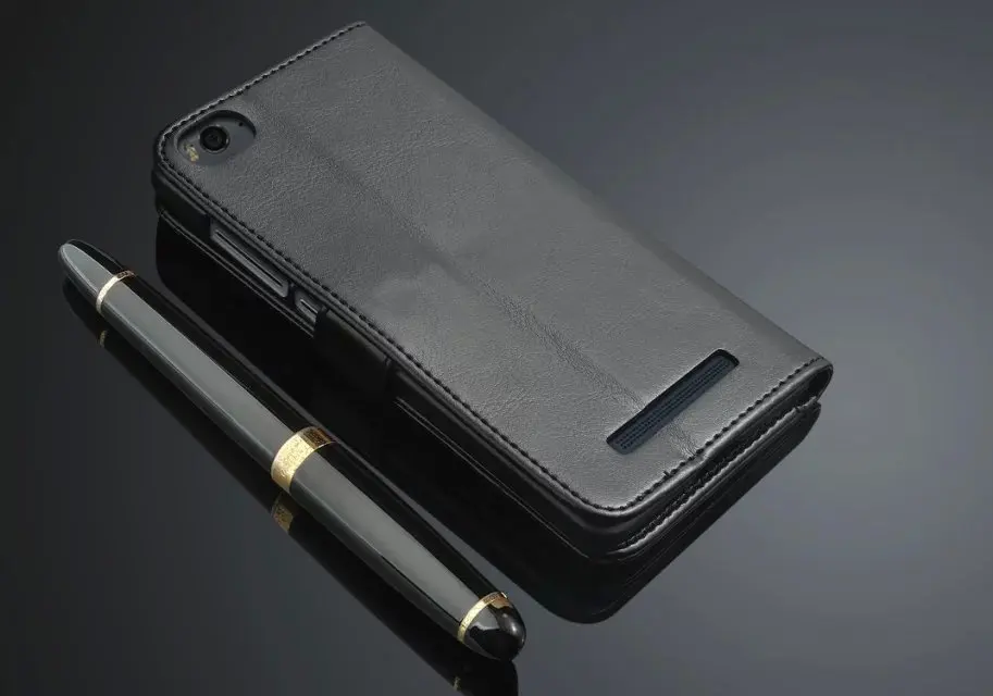 Чехол книжка Mi4C для Xiaomi 4C Стильный флип кошелек с отделением карт чехлы подставки