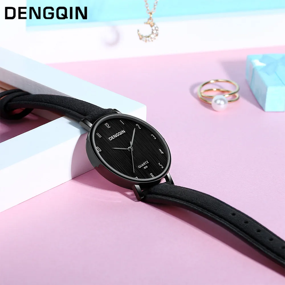 Montre Femme,, женские часы, модные часы с кожаным ремешком, аналоговые кварцевые наручные часы с бриллиантами, роскошные Relogio Feminino