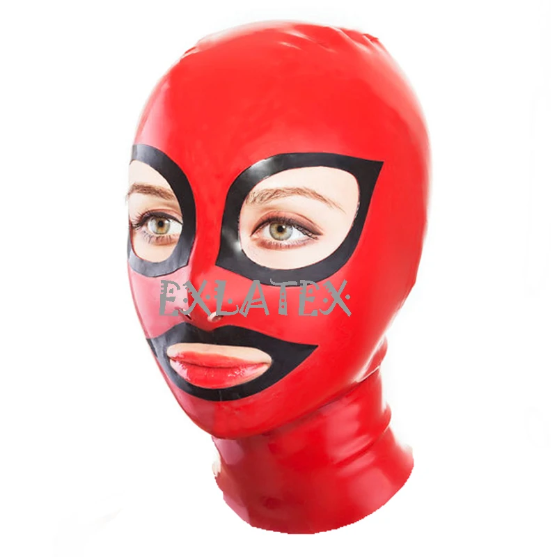 Латексная маска с капюшоном Deadpool праздничные резиновые колпаки SM задней молнией