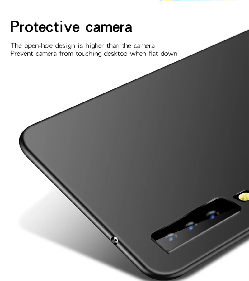 Полный чехол для Samsung Galaxy A7 2018 A750 A10 A10E A20 A20E A30 A40 A50 A70 M10 M20 2019 Жесткий ПК матовый