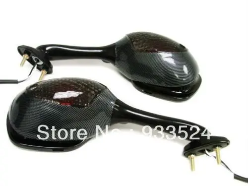 Пара дымовых зеркал из углеродного волокна для 2005 2010 Suzuki GSX R 1000|gsxr carbon fiber|carbon fiber