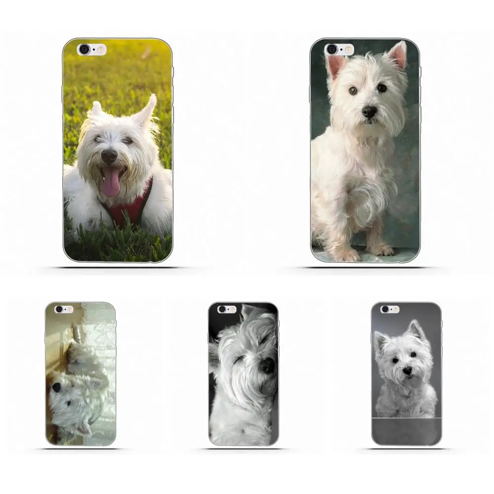 Мягкие ТПУ чехлы для телефонов Wexoeq West Highland Terrier Dog щенок LG G2 G3 mini spirit G4 G5 G6 K4 K7 K8 K10 2017