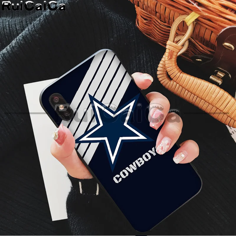 A12 RuiCaiCa dallas cowboys DIY красивые аксессуары для телефонов, чехол для iPhone X XS MAX 6 6S 7 7plus 8 8Plus 5 5S XR - Цвет: A12