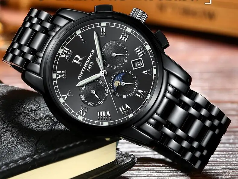 Zegarki Meskie марка multi механические часы для мужчин модные Montres водостойкие Защита от