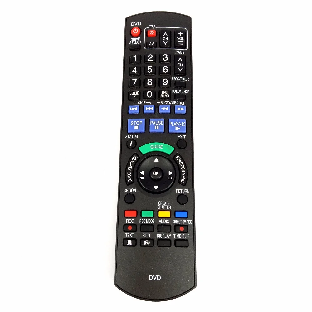 

Used Original Remote Control For Panasonic N2QAYB000293 DMR-XW400 DMR-XW390 DMR-XW390GLK N2QAYB000339 DVD Recorder Fernbedienung