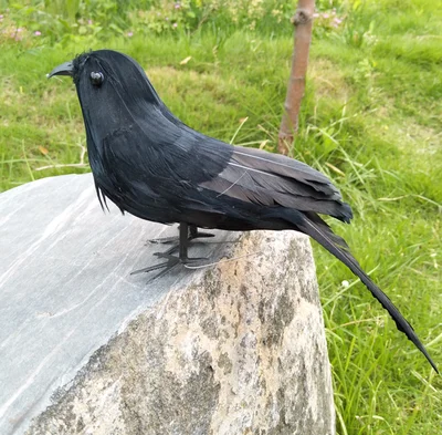 Искусственные Птицы ворона 22 см птицы ручной работы реквизит украшение для дома