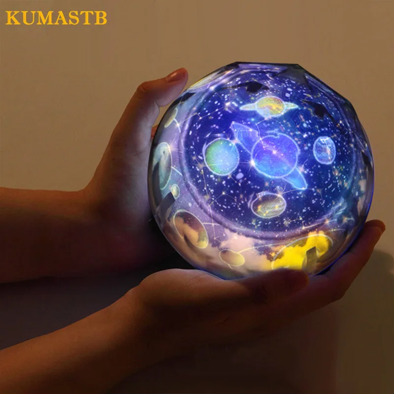 Творческий 3D проектор звездного неба лампа светодиодный Ночной светильник