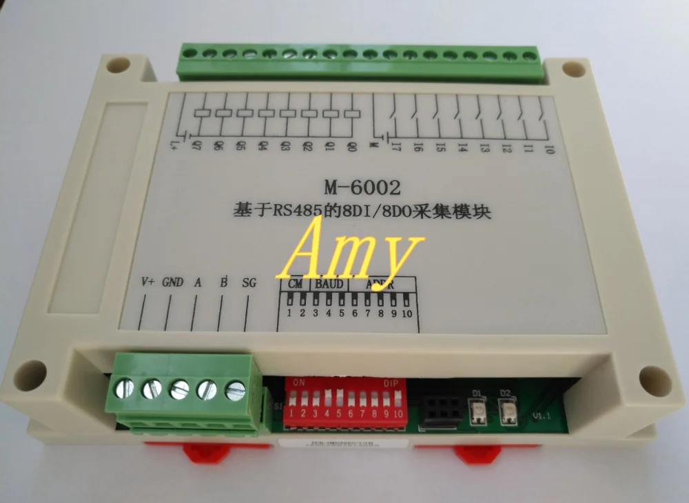 M 6002: RS485 на основе 8DI/8DO цифровой входной и выходной гибридный модуль|chip capacitor|capacitor