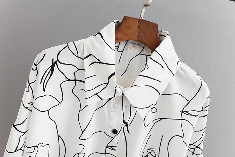 2019 плюс Размеры Повседневное весенние детские блузки женская одежда модная