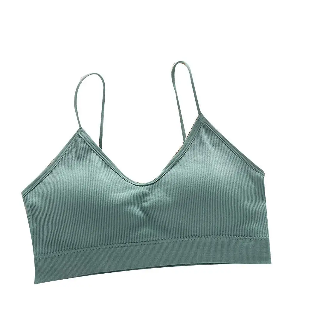 Женская мода V шеи Спагетти ремень да провода бесплатно Твердые Бесшовные