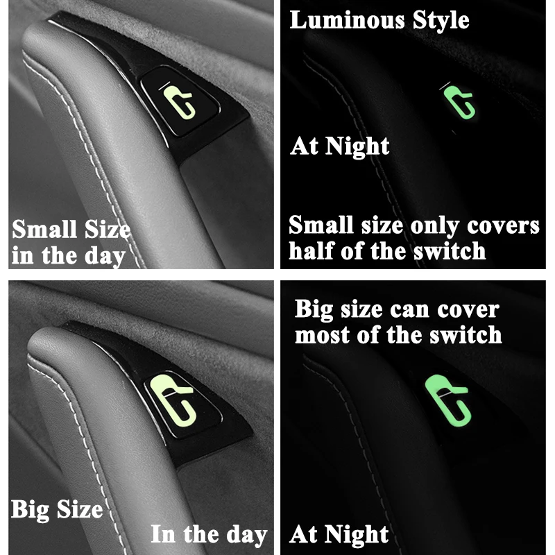 8 шт./компл. Стайлинг автомобиля Кнопка открытия дверей переключатель сигнала