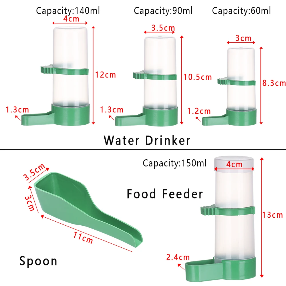 Популярный и Практичный Прочный прибор для кормления птиц 1 шт. поилка домашних