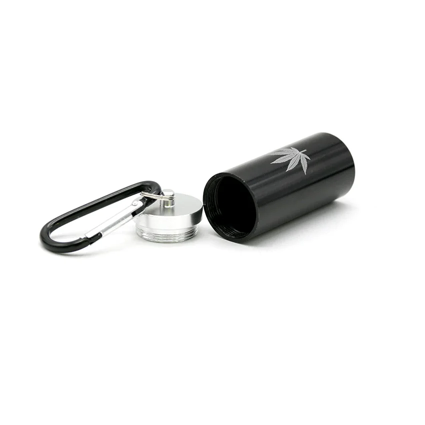 Высококачественный ящик для хранения таблеток с цепочкой ключей серебристая