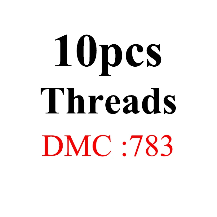 Снеговик, рукоделие вышивка 1,2 м разноцветная опция DMC776-818 10 шт./партия вышивка крестиком хлопковое шитье, моток пряжи вышивка нить - Цвет: 1.2mthread-DMC783