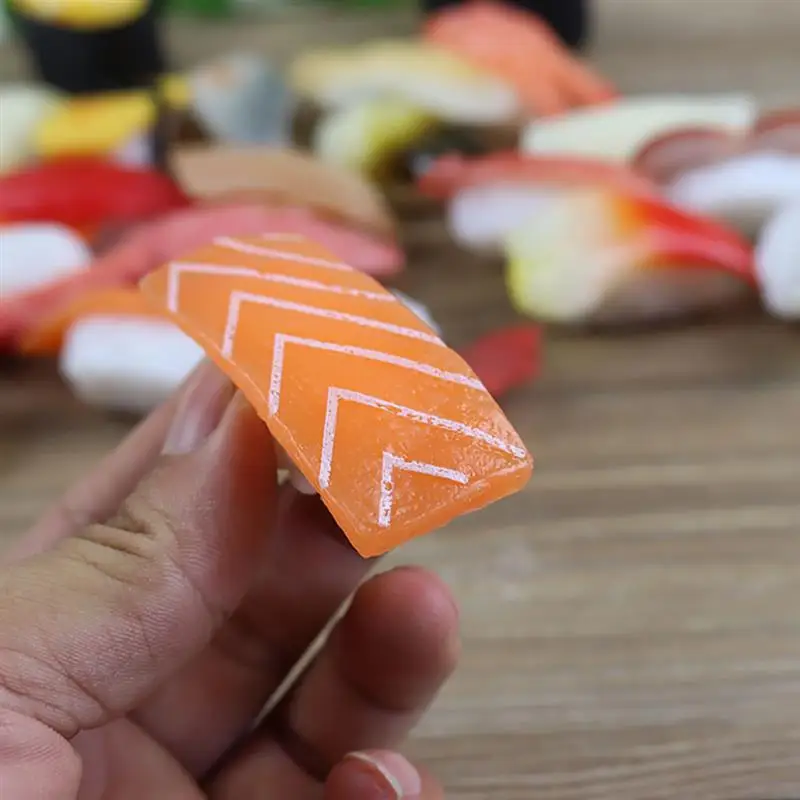 6 шт. искусственные украшения продукты ПВХ моделирование Японский Суши модель поддельные приготовления питание дисплей реквизит для фотосъемки