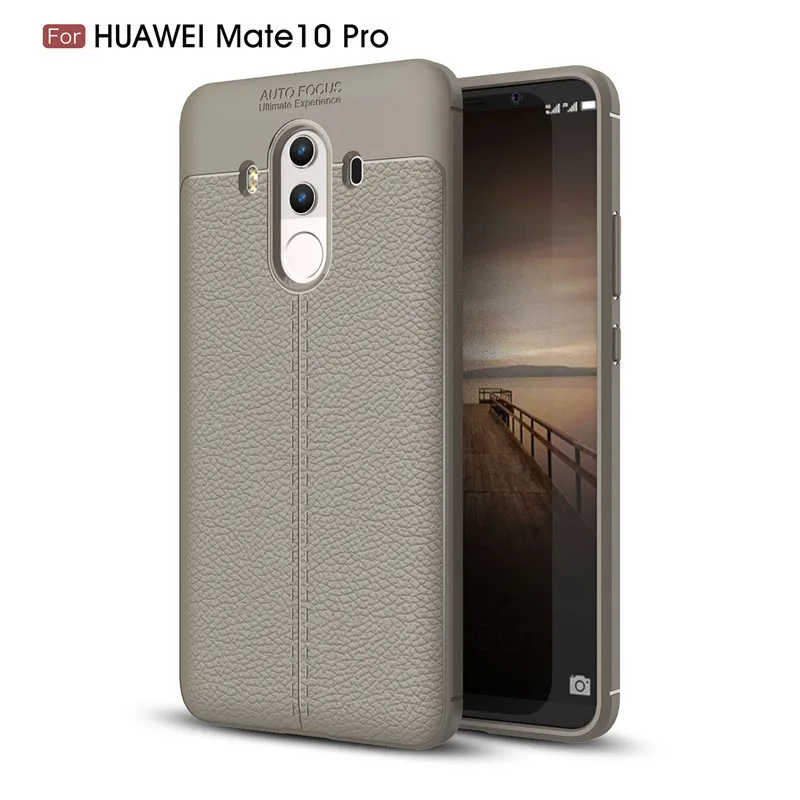 LIEVE Amor чехол для huawei mate 9 10 Pro личи кожа текстура из искусственной кожи Мягкий ТПУ