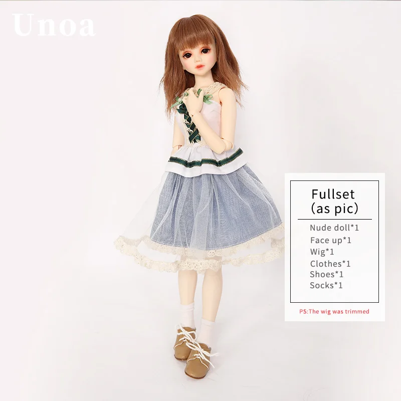 Unoa Lusis BJD куклы 1/4 прекрасные мульти лицевые панели высокое качество смолы фигурки игрушки для детей Сказочная страна - Цвет: Fullset A