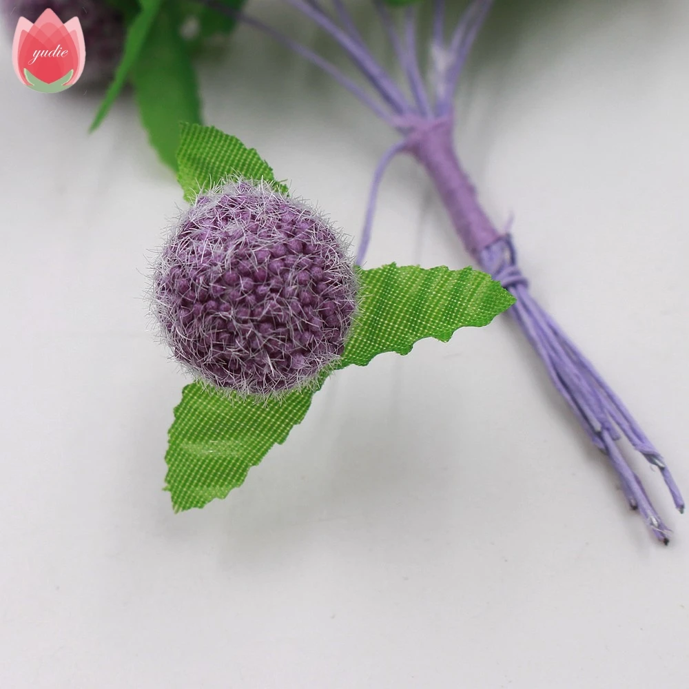 Оптовая продажа 100 шт. красная пена Myrica Rubra искусственные цветы для свадьбы