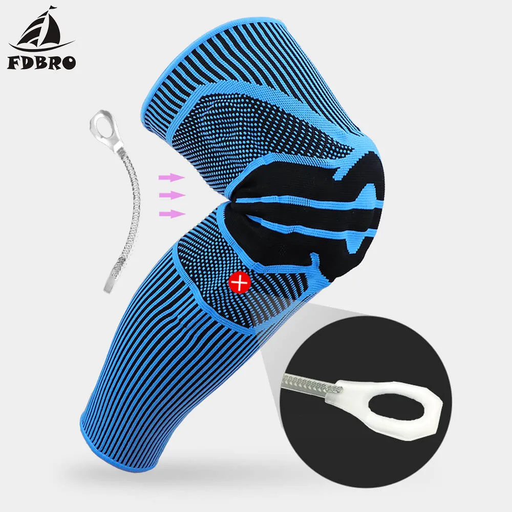 FDBRO компрессионные наколенники для фитнеса Защитные Спортивные длинные рукава