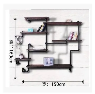 Страна чердак кованого железа в старинном стиле ретро однотонная деревянная