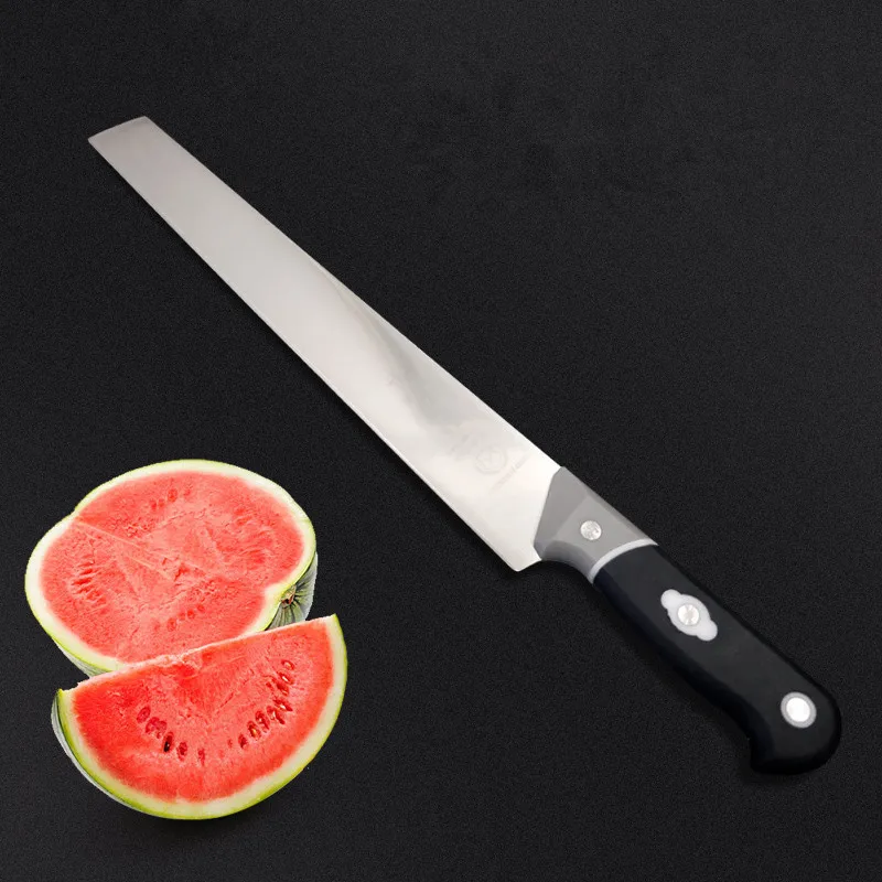 Длинный Профессиональный дынный нож из нержавеющей стали для фруктов воды резак