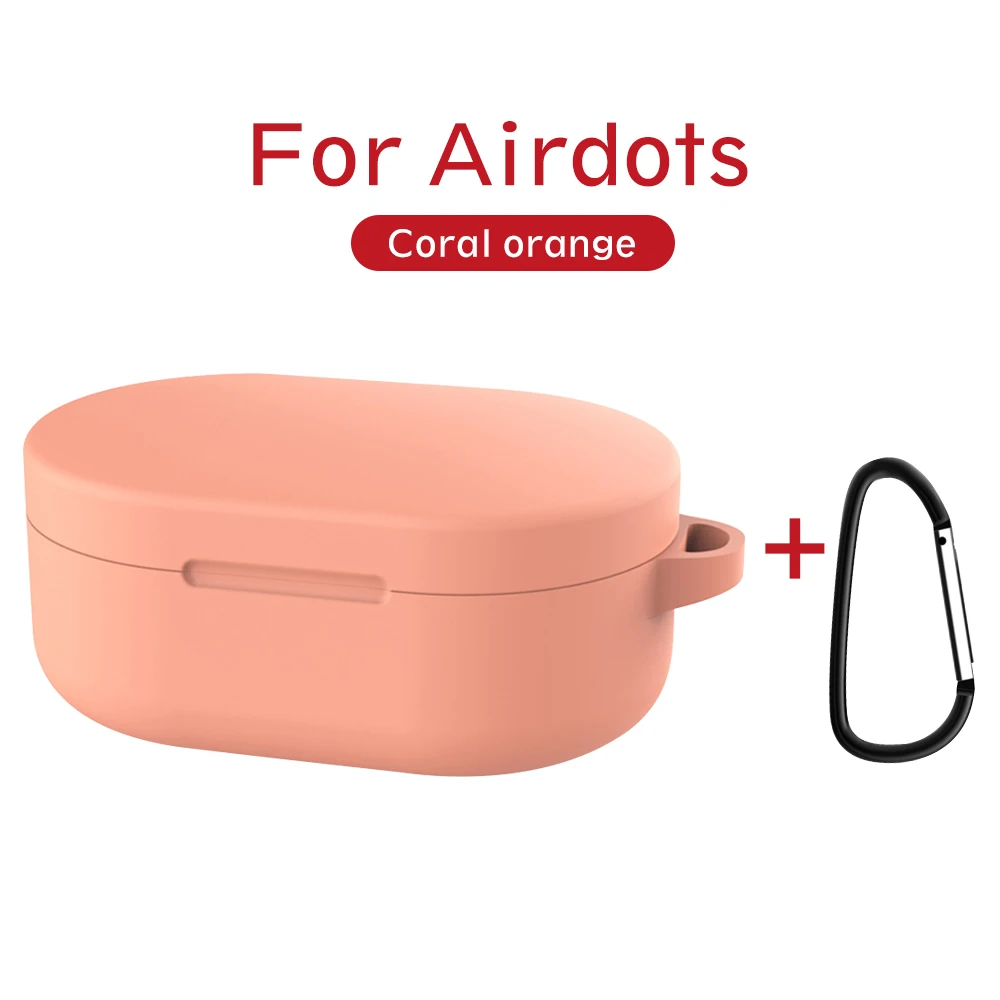 Силиконовый чехол с пряжкой для Red mi AirDots Air dots, чехол, беспроводной Bluetooth чехол s, мягкий ТПУ чехол