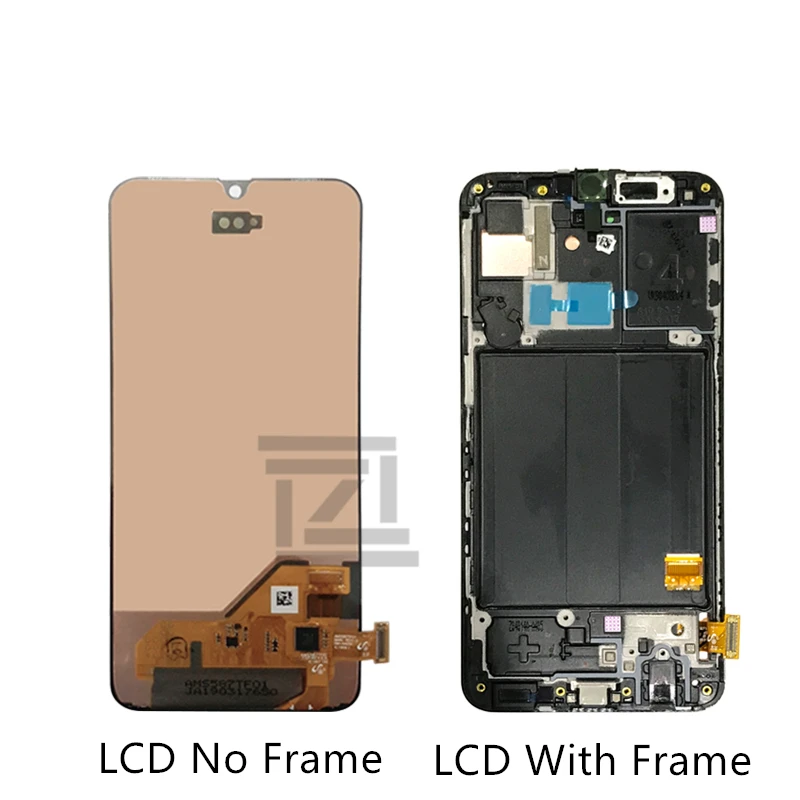 SuperFor Samsung A40 LCD A405 LCD display touch Screen Digitizer Assembly with frame a40 screen replacement repair parts enlarge