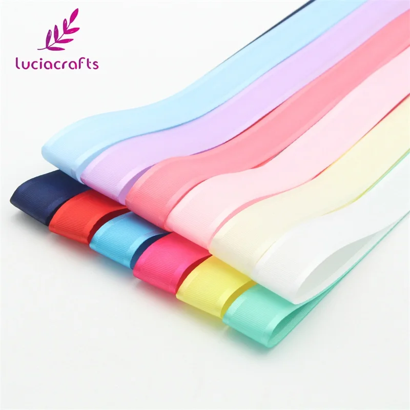 Продажа Lucia Crafts 5y/6y 25 мм Grosgrain ленты лук Ремесло Упаковка DIY аксессуары | Отзывы и видеообзор