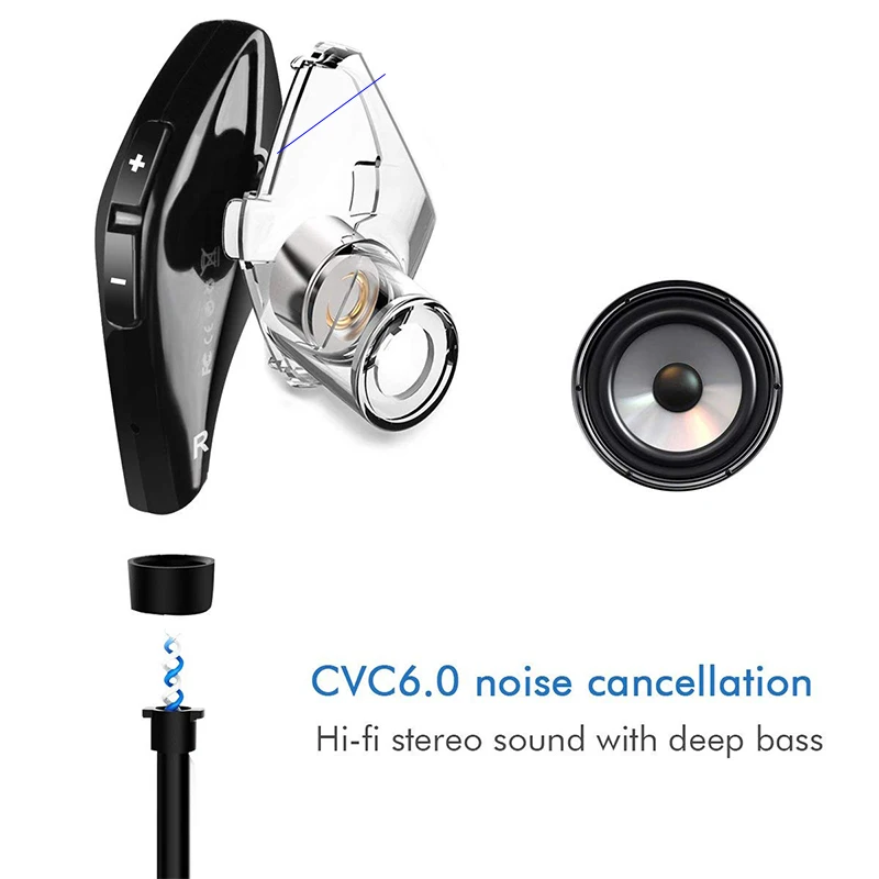 BONWAYE беспроводные Bluetooth наушники для телефона спортивные Blutooth CSR V4.2 iPhone Samsung