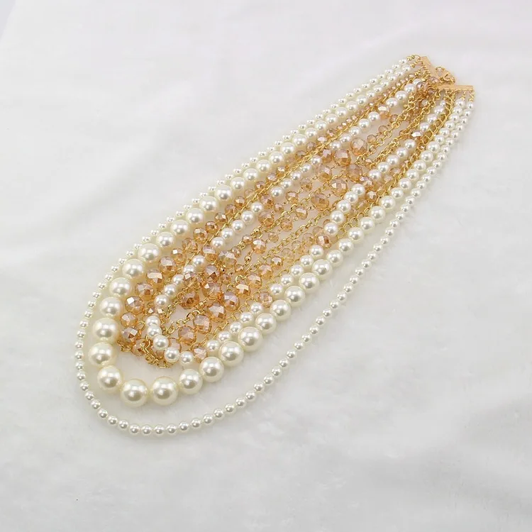 Крупное жемчужное ожерелье крупное с длинными кристаллами оптовая продажа|pearl
